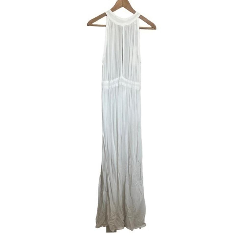 Cleobella High Neck Open Back Double Slit Maxi Dress Size S
